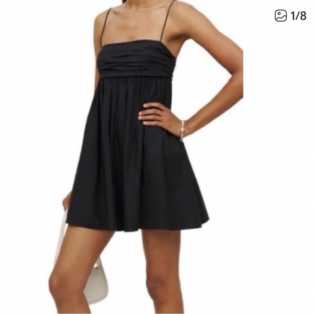 Reformation Catarina Black Dress